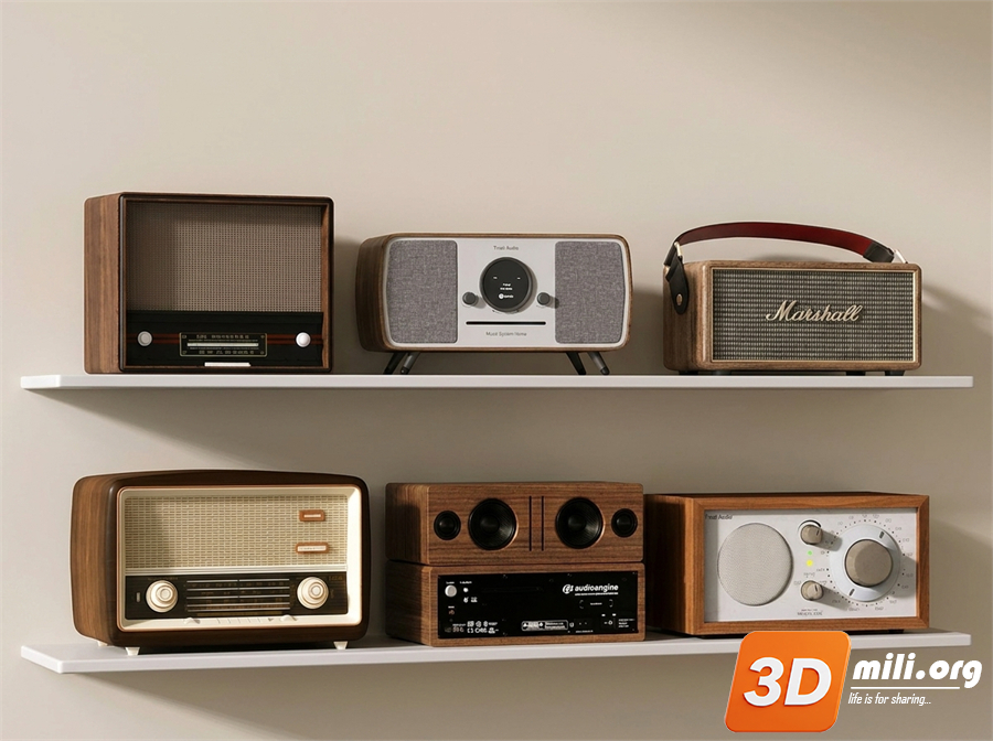 Audio tech 3D Models